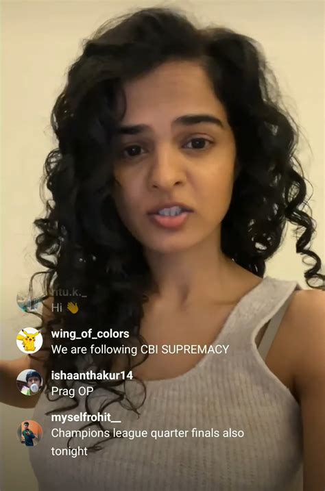 Tania Sachdev Showing Off Her Bra Strap In A Tank Top During Instagram Live Rtaniasuhanizone