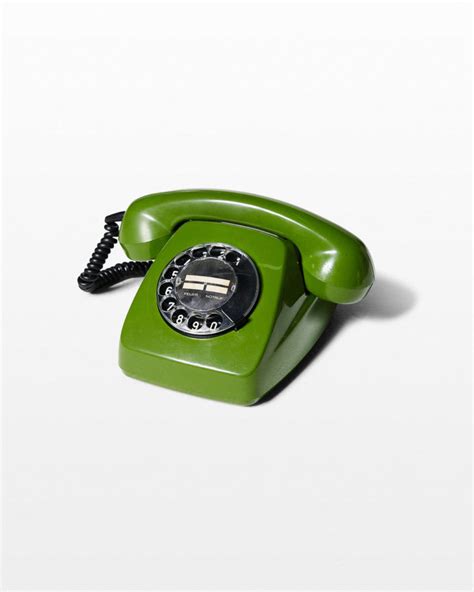 Te092 Avo Green Rotary Phone Prop Rental Acme Brooklyn