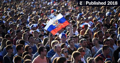 Finally A Loss For Russia But Only On The Field The New York Times