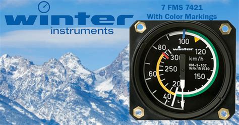 Winter Instruments 7 Fms Airspeed Indicator