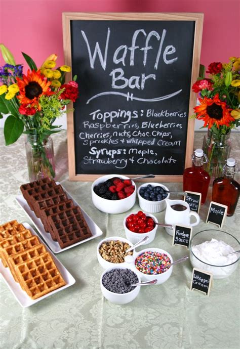 Cake Mix Waffles Recipe Cakes And Pies Brunch Party Birthday