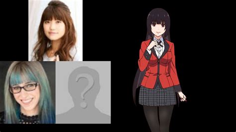 Anime Voice Comparison Yumeko Jabami Kakegurui Youtube