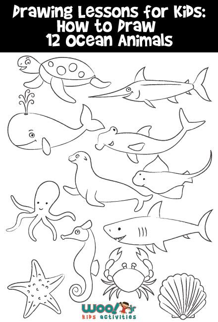 How To Draw A Sea Creature Sea Creature Step By Step Drawing Guide | My