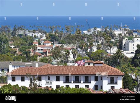 Beautiful Aerial Landscapes Seen From Santa Barbara County Courthouse