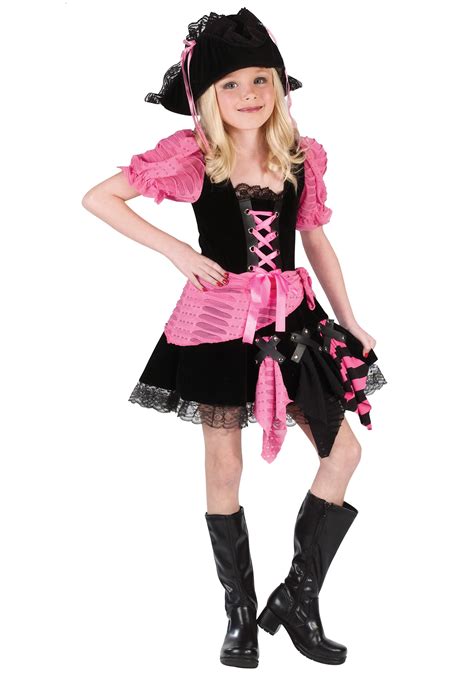 Kids Pink Pirate Costume Ebay