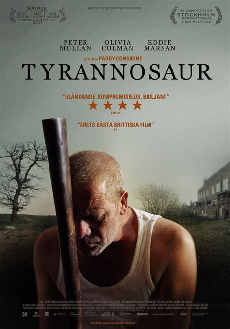 فيلم و قصة On Twitter فيلم بعنوان Tyrannosaur يحكي قصّة حياة رجل بمنتصف العمر سريع الغضب