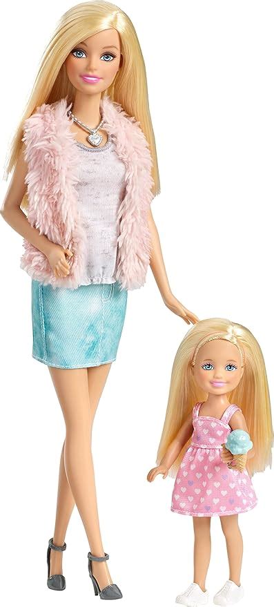 amazon es barbie muñeca y hermana chelsea mattel cgt44 juguetes y juegos