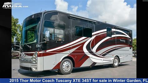 Incredible 2015 Thor Motor Coach Tuscany Xte Class A Rv For Sale In