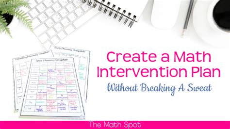 How To Plan Effective Math Intervention A Powerful Free Guide The