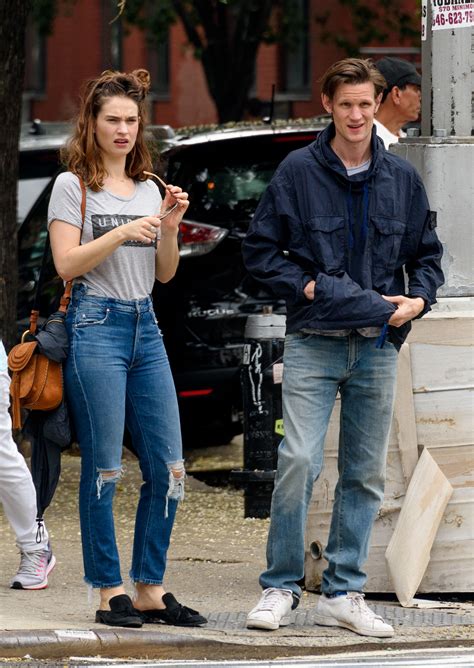 During an interview, actress lily james refused to answer a question about her rumored affair cinderella actress lily james has found herself in some seriously hot water this month, particularly. Matt Smith and girlfriend Lily James go for a walk in New ...