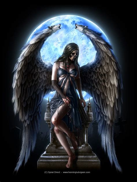 Guardiana Dei Tetri Ingressi Gothic Angel Gothic Fantasy Art Angel