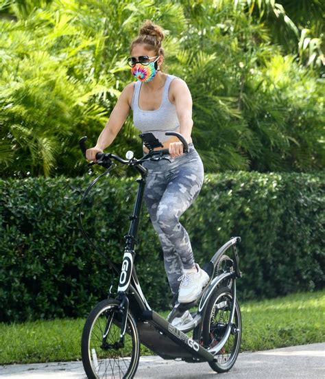 Jennifer Lopez Trains On A Bike In Coral Gables 16 Gotceleb
