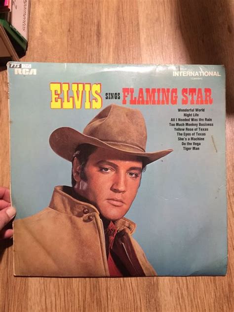 Vinil Elvis Presley Sings Flaming Star 1969 São Brás De Alportel