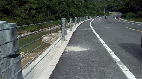Highway Cable Guardrail Wire Rope Safety Barrier A Flexible Guard