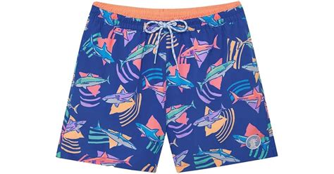 Chubbies Stretch 55in Swim Trunk Lined In Blue For Men Lyst