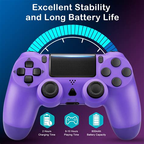 Ps4 Aftermarket Wireless Controller Purple