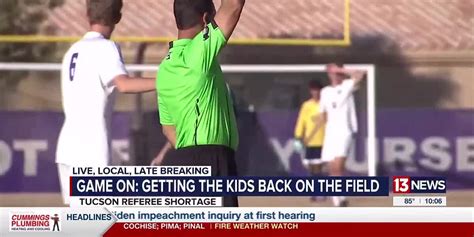 The Shortage Of Soccer Referees Canceled Dozens Of Games In Tucson And