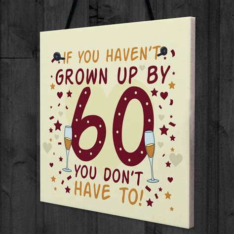 Funny 60th Birthday Card 60th Birthday Presents For Women