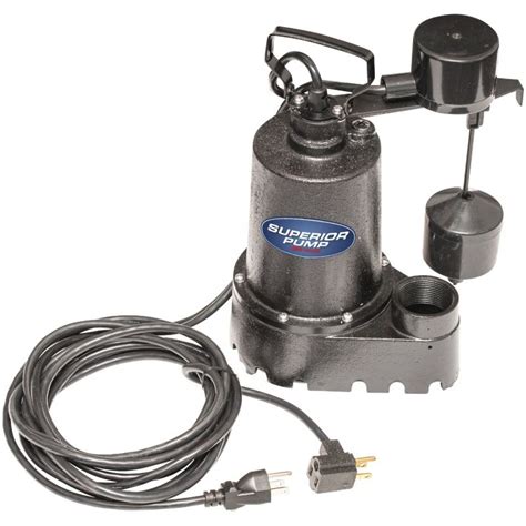 Buy Superior Pump Cast Iron Submersible Sump Pump Side Discharge 12