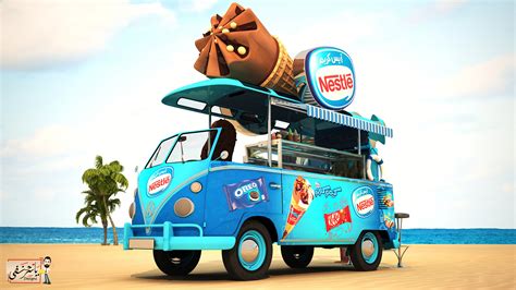 Nestle Ice Cream Truck Behance
