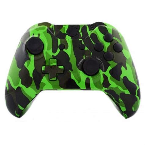 Green Camouflage Xbox One Controller Xbox One Custom Xbox One
