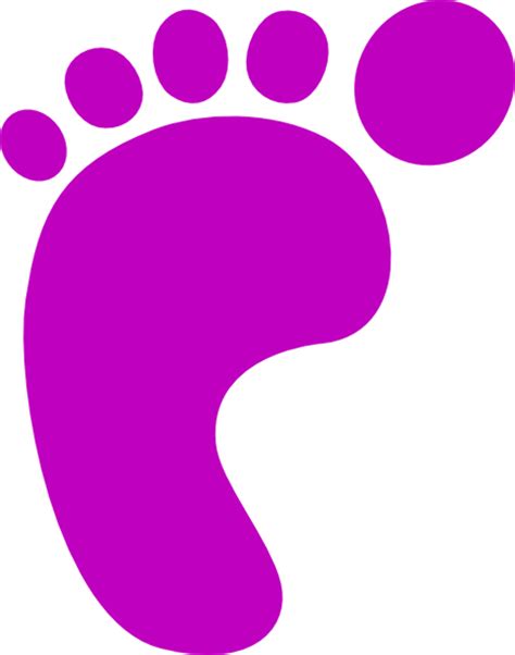 Download High Quality Baby Feet Clipart Purple Transparent Png Images