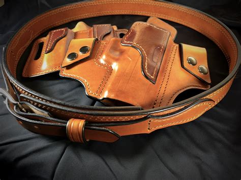 15″ Western Ranger Gun Belt S And S Leatherworks
