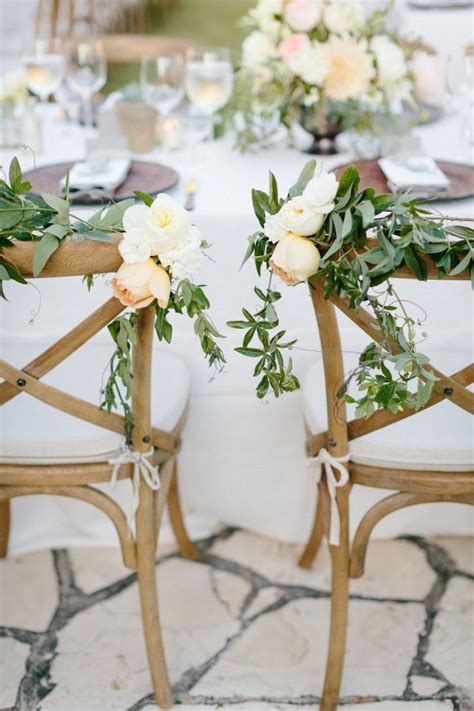 Find ideas for food drinks and decorations that the bride and guests are sure to love. 12 Chic Bride and Groom Wedding Chair Decoration Ideas ...