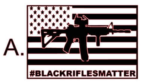 Black Rifles Matter Ar 15 Decal Sticker Gun Ar 15 2nd Etsy