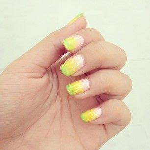 Ombre nails have become one of the hottest trends in recent years. You can also do an ombre in a summery lemon-lime flavor ...