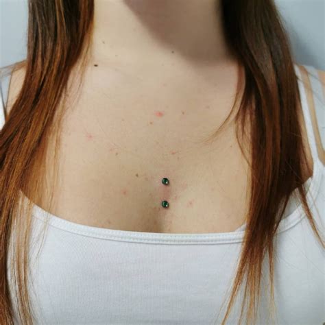 All You Need To Know About Sternum Piercing Check Out Stunning Chest Dermal Body Jewellery Styles