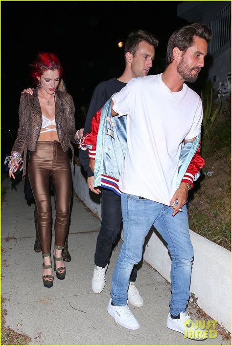 bella thorne and scott disick hold hands after night at the club photo 3918521 scott disick