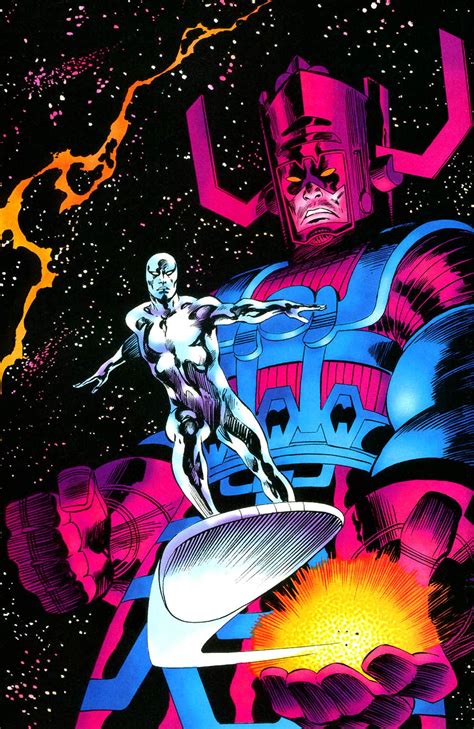 Marvel Comics Of The 1980s Silver Surfer And Galactus By John Buscema