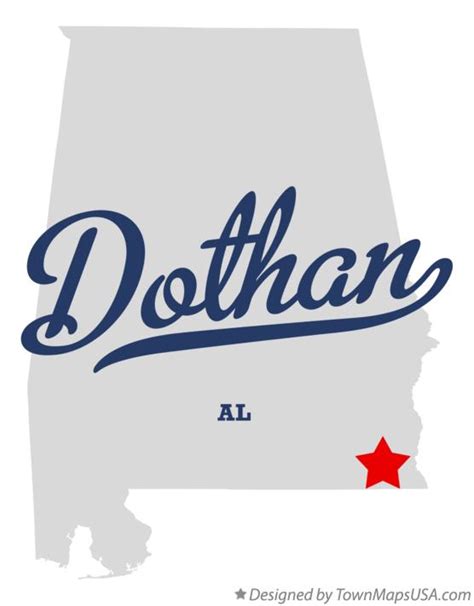 Map Of Dothan Al Alabama