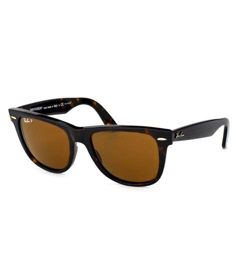 Ray Ban Brown Polarized Wayfarer Sunglasses Rb2140 902 57 50 22 Buy Ray Ban Brown Polarized