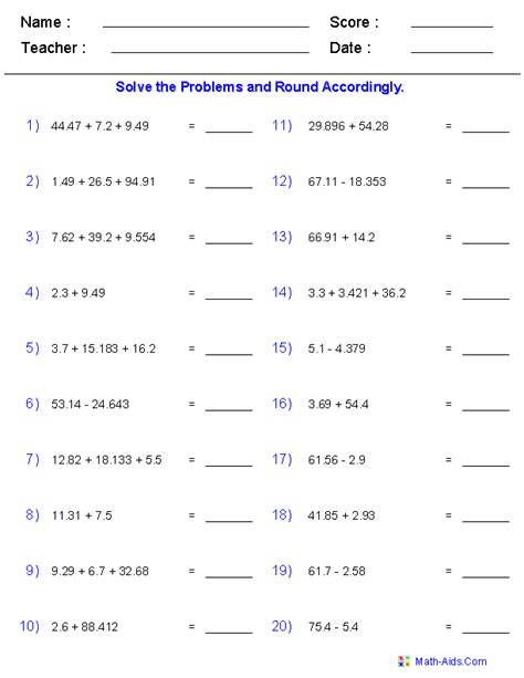 Putting Numbers In Scientific Notation Worksheet