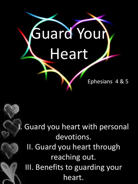 Guard Your Heart Sermon Epistle To The Ephesians Abrahamic Religions