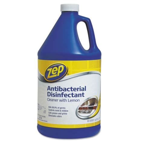 Zep Antibacterial Disinfectant Cleaner With Lemon
