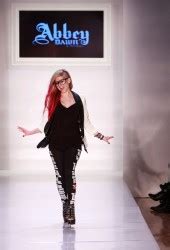 Avril Lavigne At Abbey Dawn Fashion Show In New York Hawtcelebs