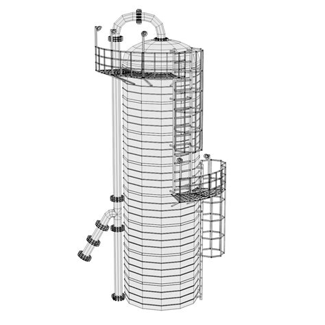 Distillation Column 3d Model