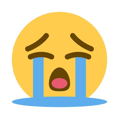 Loudly Crying Face Emoji What Emoji 🧐