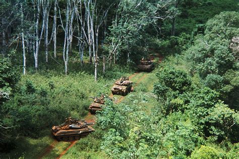 vietnam war 1969 11th armored cavalry in rubber plantation near loc ninh and quan loi a
