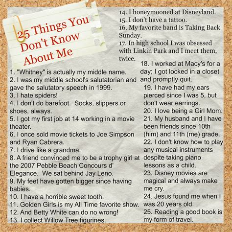 work it mommy 25 things you don t know about me