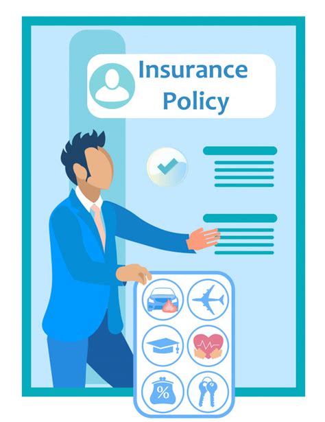 What does an insurance agent do? Insurance agent near insurance policy. . | Premium Vector