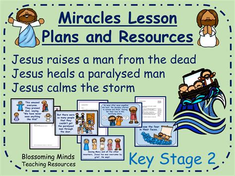 Jesus Miracles 3 Week Unit Plan 1 Ks2 Teaching Resources