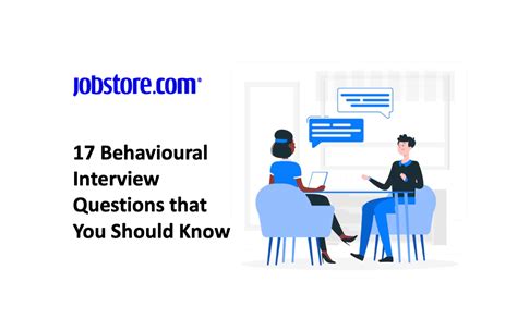 17 Behavioural Interview Questions That You Should Know Jobstore