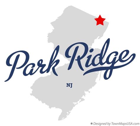 Map Of Park Ridge Nj New Jersey