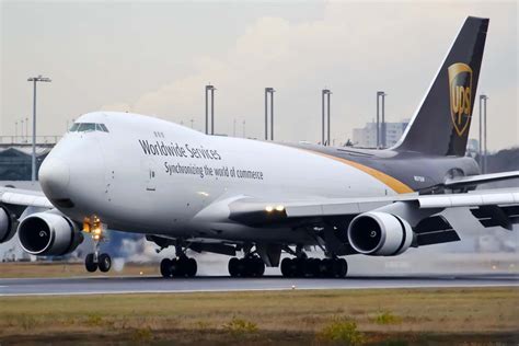 Ups Boeing 747 Landung In Köln Foto And Bild Luftfahrt Cargomaschinen