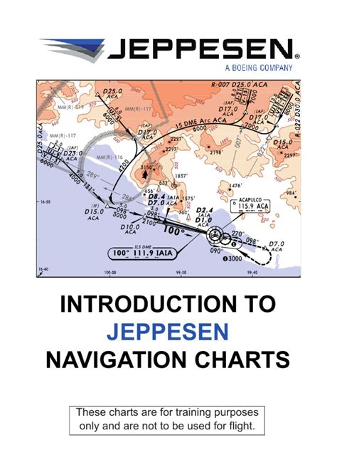 Jeppesen Navigation Chart Understanding Air Traffic Control