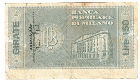 Entra nel sito e scopri di più. 150 Lire (Banca popolare di Milano) - Italy - Numista